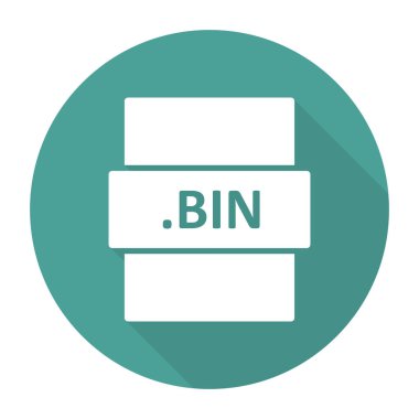 BIN, seo modern simgenin vektör illüstrasyonu 