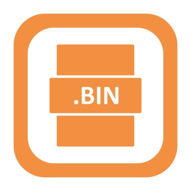 BIN, seo modern simgenin vektör illüstrasyonu 