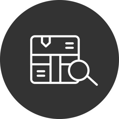 Kargo İzleme vektör çizimi modern simge 