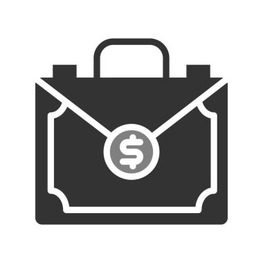 Para Evrak Çantası vektör illüstrasyonu 