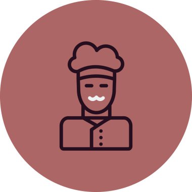 Projeniz için vektör aşçı simgesi 