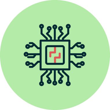 çip vektör simgesi modern basit tasarım 