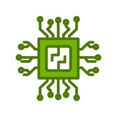 çip vektör simgesi modern basit tasarım 