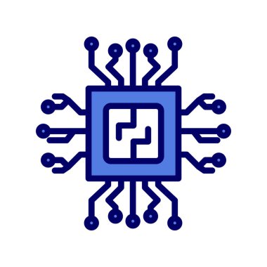 çip vektör simgesi modern basit tasarım 