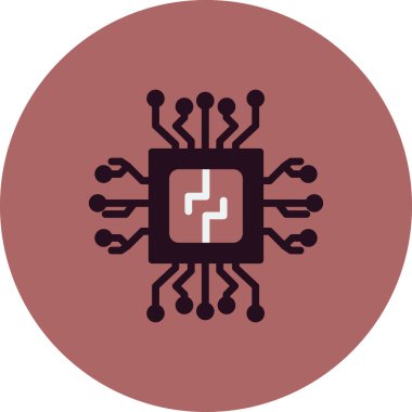 çip vektör simgesi modern basit tasarım 