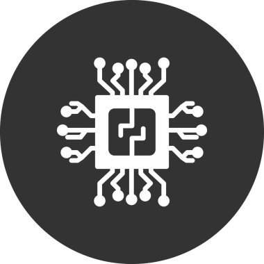 çip vektör simgesi modern basit tasarım 