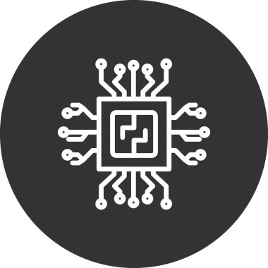 çip vektör simgesi modern basit tasarım 