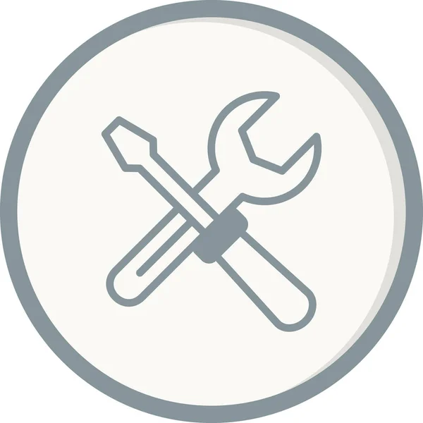 Tools Icon Vector Illustration — Stock Vector