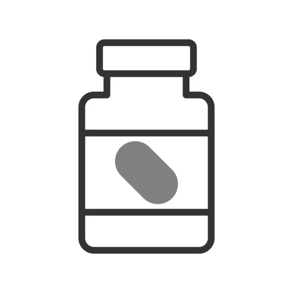 Illustration Pill Bottle Icon — Vettoriale Stock