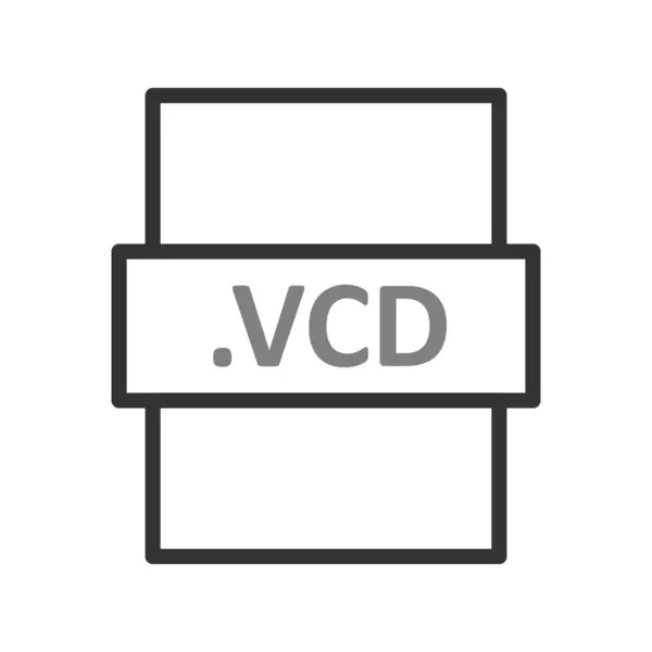 Icono Formato Archivo Ilustración Vectorial Diseño Simple — Archivo Imágenes Vectoriales