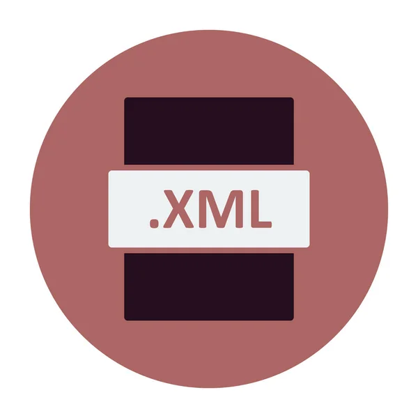 Xml Ilustração Vetorial Ícone Moderno Seo — Vetor de Stock