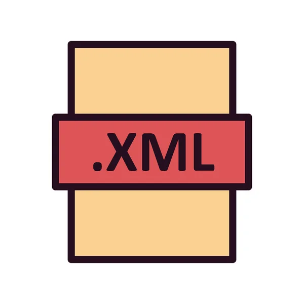 Xml Seo現代的なアイコンのベクトル図 — ストックベクタ