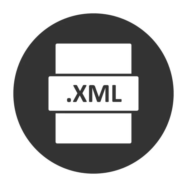 Xml Векторная Иллюстрация Современной Иконки — стоковый вектор