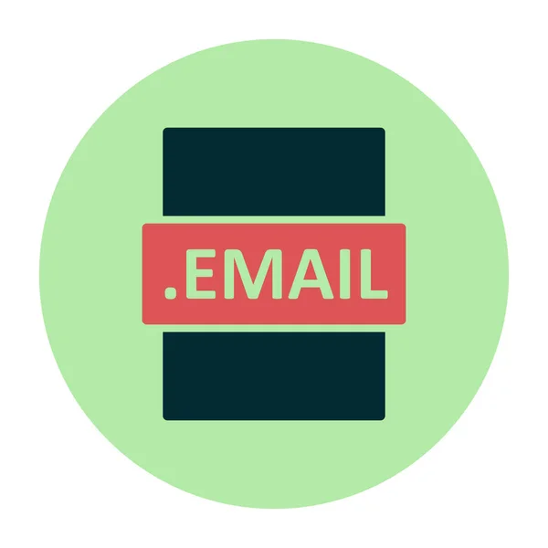 Email Com Design Ilustração Vetorial Mensagem —  Vetores de Stock