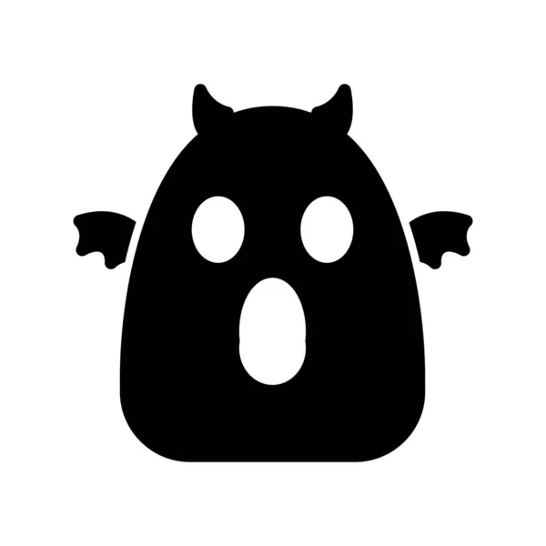 Fantasma Icono Simple Ilustración Vectorial — Archivo Imágenes Vectoriales