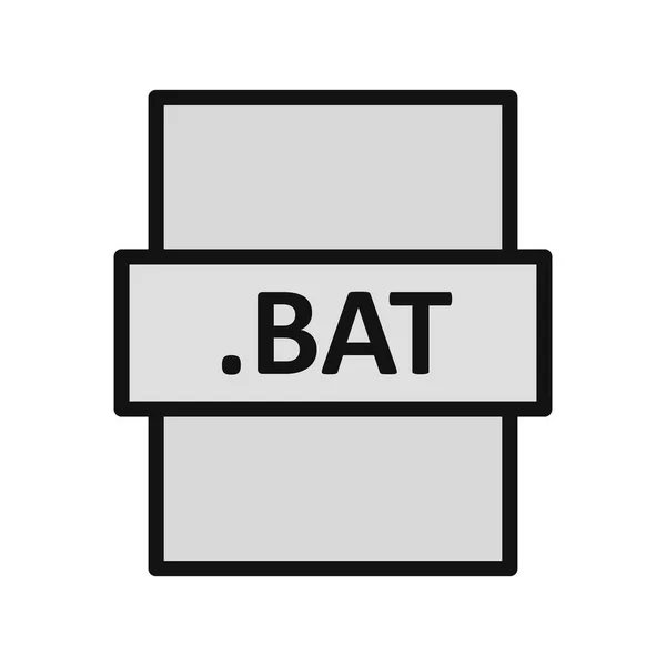 Bat 现代图标的矢量图解 — 图库矢量图片