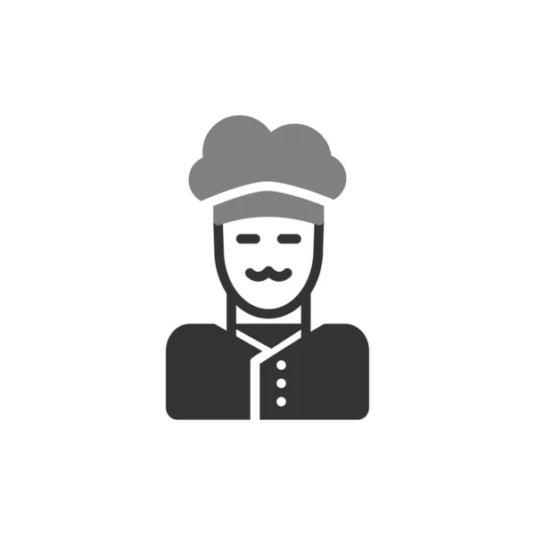 Vector Cook Chef Icon Your Project — Vetor de Stock