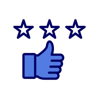 Geri bildirim. Web simgesi basit illüstrasyon