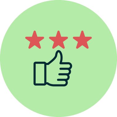 Geri bildirim. Web simgesi basit illüstrasyon