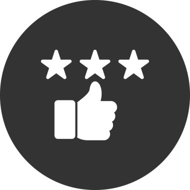 Geri bildirim. Web simgesi basit illüstrasyon