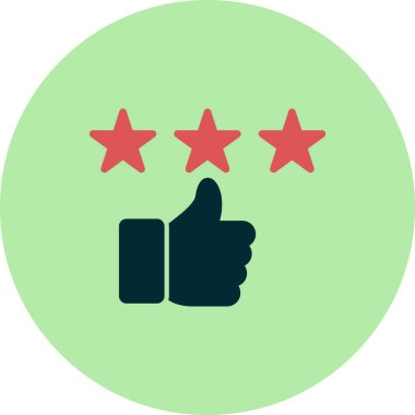 Geri bildirim. Web simgesi basit illüstrasyon