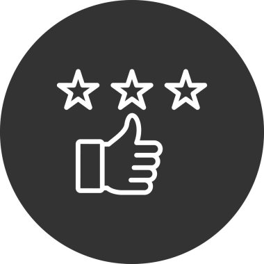 Geri bildirim. Web simgesi basit illüstrasyon