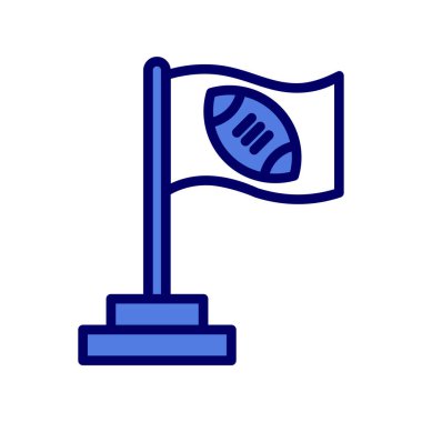 bayrak ikonu vektör illüstrasyonu