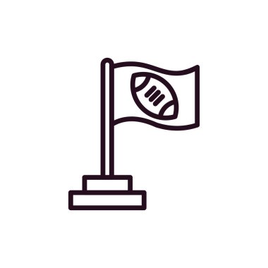 bayrak ikonu vektör illüstrasyonu