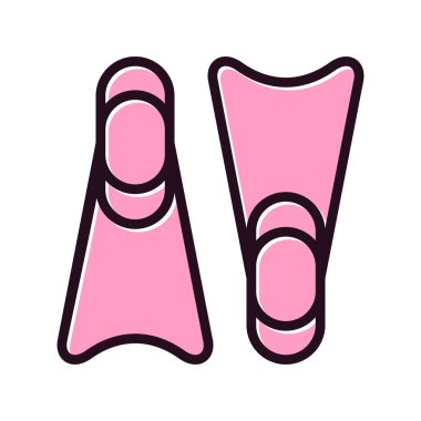 Palet basit simgesi, vektör çizim