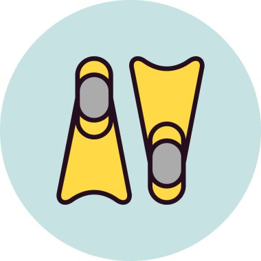 Palet basit simgesi, vektör çizim