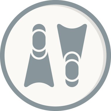 Palet basit simgesi, vektör çizim