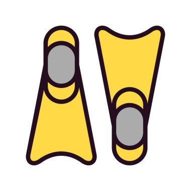 Palet basit simgesi, vektör çizim