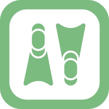 Palet basit simgesi, vektör çizim