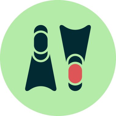 Palet basit simgesi, vektör çizim