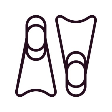 Palet basit simgesi, vektör çizim