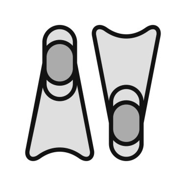 Palet basit simgesi, vektör çizim