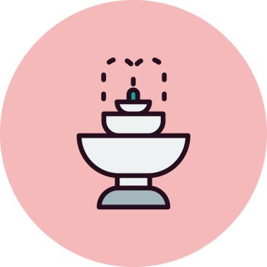 kaynak basit simgesi, vektör illüstrasyonu