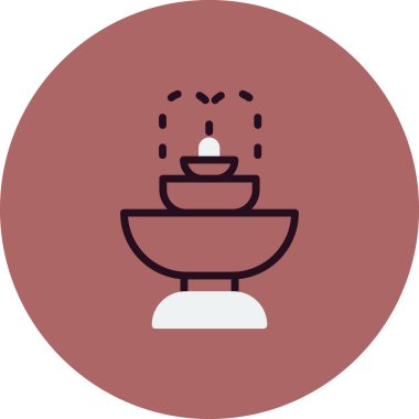 raamadan-diwali vektör çizgisi simgesi