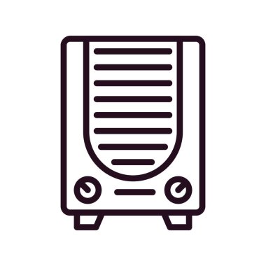 Modern b 'nin vektör illüstrasyonunda ateşten yoksun simge