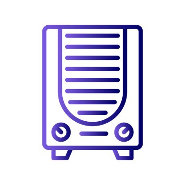 Konuşma balonu. Basit vektör illüstrasyonu