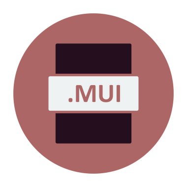 MUI, seo modern simgenin vektör illüstrasyonu 