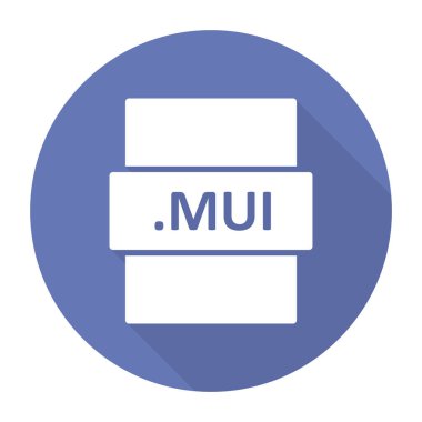 MUI, seo modern simgenin vektör illüstrasyonu 