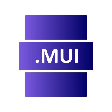 MUI, seo modern simgenin vektör illüstrasyonu 