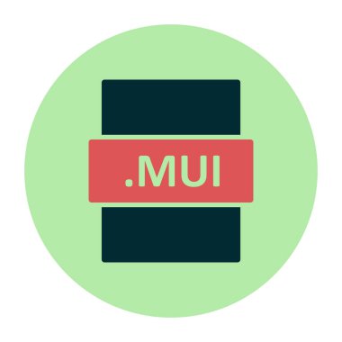 MUI, seo modern simgenin vektör illüstrasyonu 