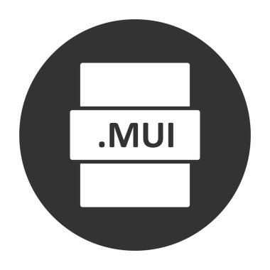 MUI, seo modern simgenin vektör illüstrasyonu 