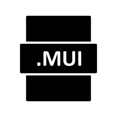 MUI, seo modern simgenin vektör illüstrasyonu 