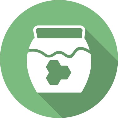 bal kavanozu ikon vektör çizimi