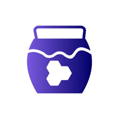 bal kavanozu ikon vektör çizimi