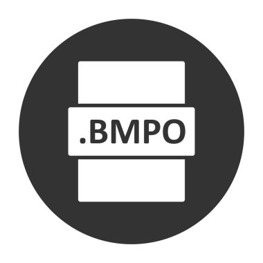 BMPO boş afişi, seo modern simgenin vektör illüstrasyonu 