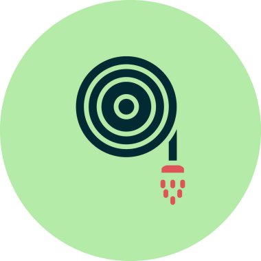 Hortum borusu basit simge, vektör çizimi